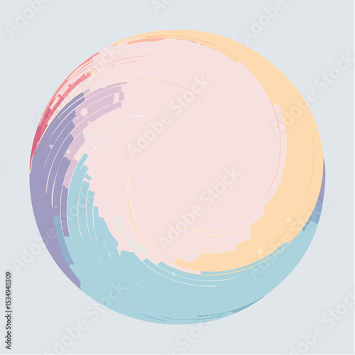 abstract illustration embodies mindfulness meditation