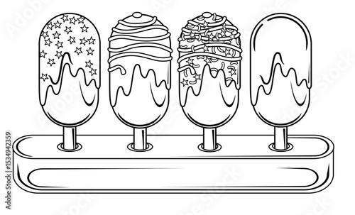 served big ice cream stick