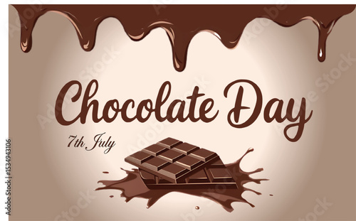World Chocolate Day Vector Illustration