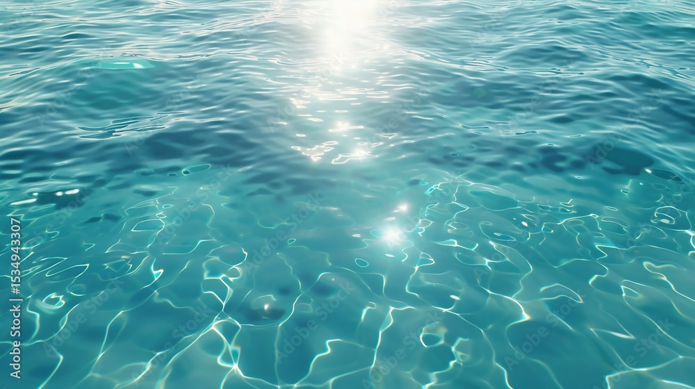 Obraz premium 透明な海と陽光のきらめき