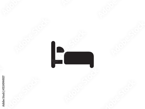 Bed logo. Bed Vector" Images. Vector Graphics Clip Art Bedroom Image .Double Bed icon 