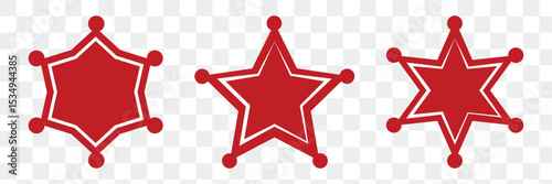 Sheriff badge transparent background