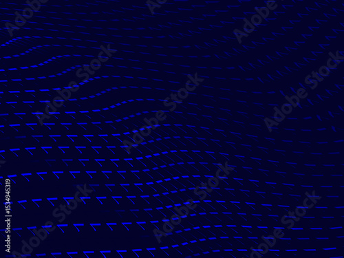Futuristic blue abstract background. Geometric gradient blue pattern forms abstract vector background. Modern blue background, perfect for cards, banners, brochures, websites, technology, etc.