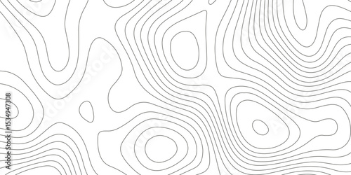 Topographic map background with geographic grid for hiking and mountain sport. luxury topographic wavy pattern and geographic grid map design. paper texture Imitation of a geographical map shades.