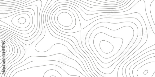 Topographic map background with geographic grid for hiking and mountain sport. luxury topographic wavy pattern and geographic grid map design. paper texture Imitation of a geographical map shades.