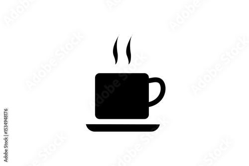 cup of coffee with steam