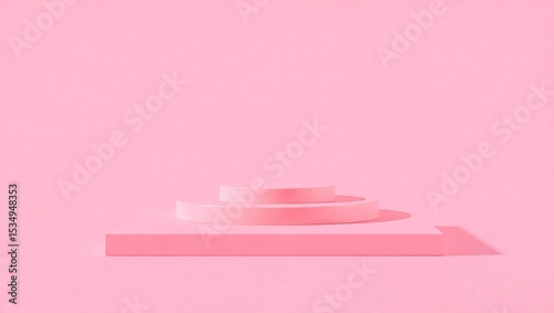 Minimal Abstract Platform Scene