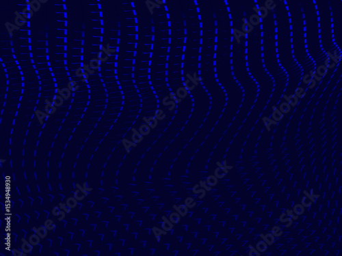 Futuristic blue abstract background. Geometric gradient blue pattern forms abstract vector background. Modern blue background, perfect for cards, banners, brochures, websites, technology, etc.