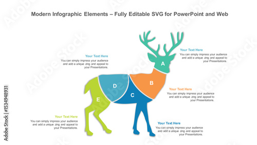 Modern Infographic Elements – Fully Editable SVG for PowerPoint, Web, Illustrator, and most vector-based applications. Ideal for presentations, infographics, and business slide designs.