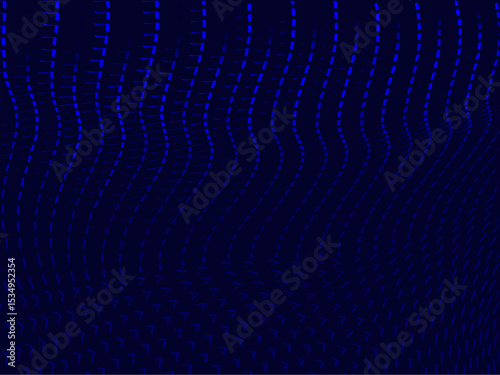 Futuristic blue abstract background. Geometric gradient blue pattern forms abstract vector background. Modern blue background, perfect for cards, banners, brochures, websites, technology, etc.