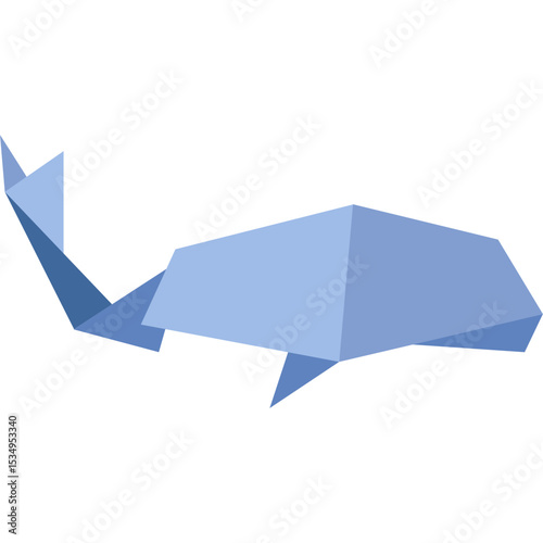 origami whale