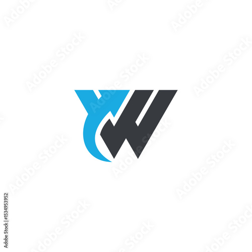 Abstract W Letter Logo with Dynamic Arrow, Vector Identity for Fast-Growing Companies.