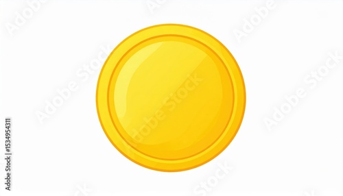 Golden Circle Coin Illustration