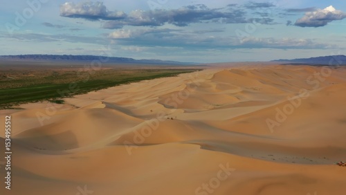 Beatiful Mongolian Gobi Desert Landscapes