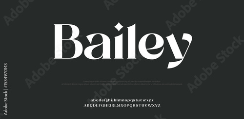 Bailey modern creative minimal alphabet small letter logo design