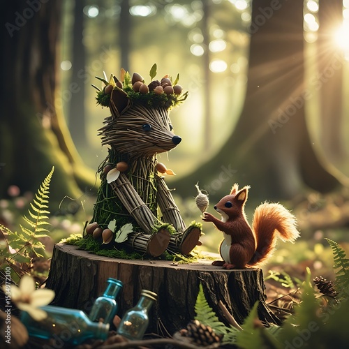 A serene and poetic cinematic photograph