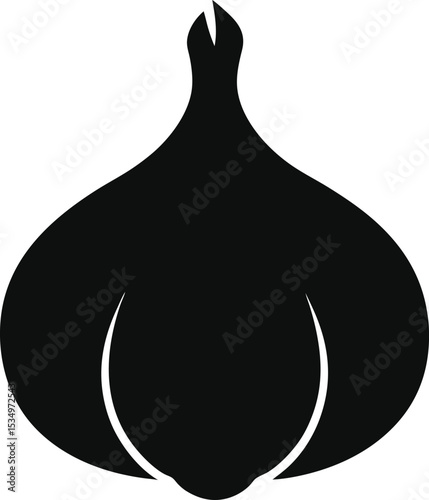 Garlic vector logo stock vector