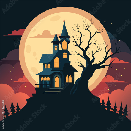 Spooky Cartoon Illustration of an HDF