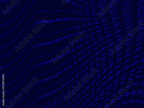 Futuristic blue abstract background. Geometric gradient blue pattern forms abstract vector background. Modern blue background, perfect for cards, banners, brochures, websites, technology, etc.