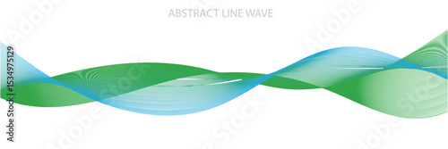 Abstract  wave lines on white background. Curved wavy line, smooth stripe. Thin line wavy abstract background. Digital frequency track equalizer. Vector illustration in eps 10.