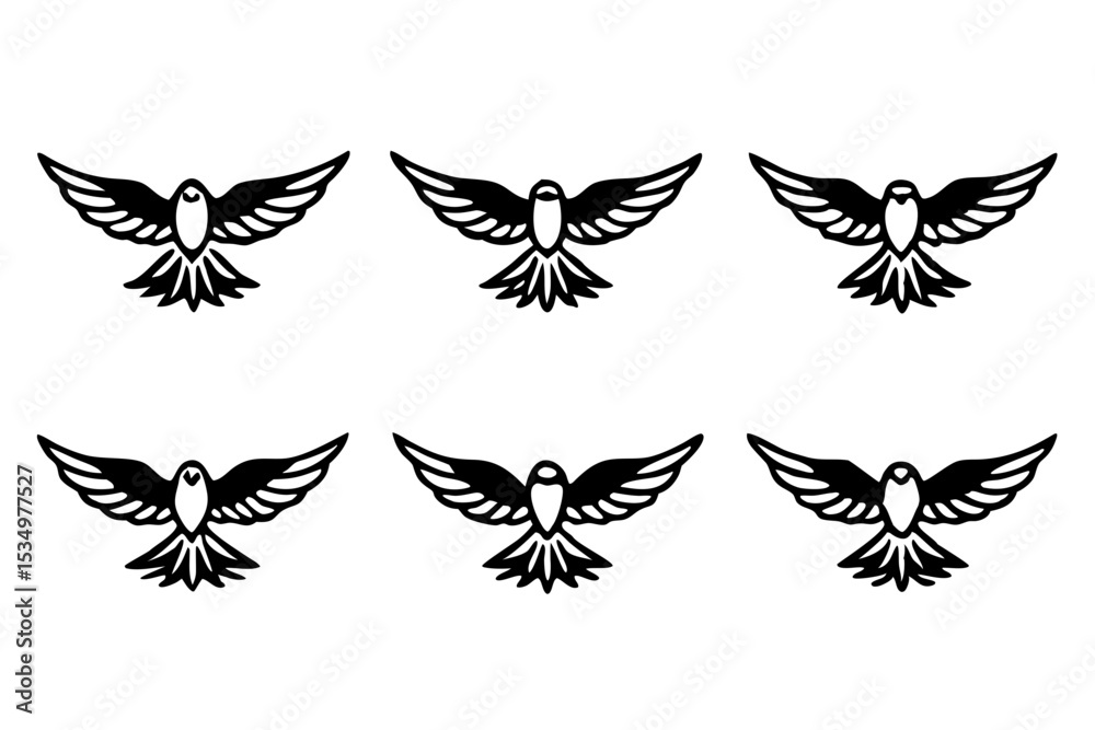 Minimalist Osprey Vector Pack Minimalist Osprey Vector Pack