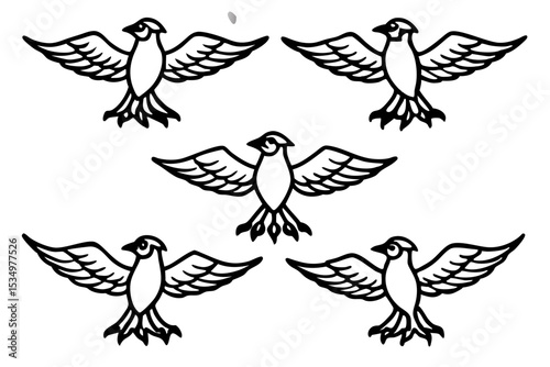 Minimalist Osprey Vector Pack