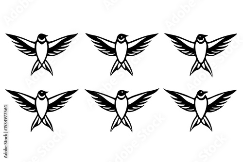 Minimalist Osprey Vector Pack