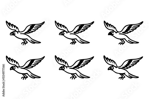 Minimalist Osprey Vector Pack