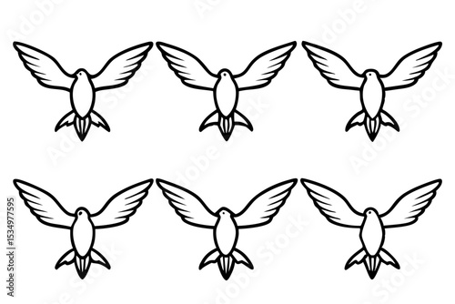 Minimalist Osprey Vector Pack