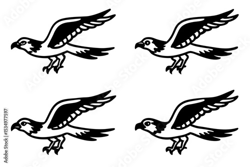 Minimalist Osprey Vector Pack