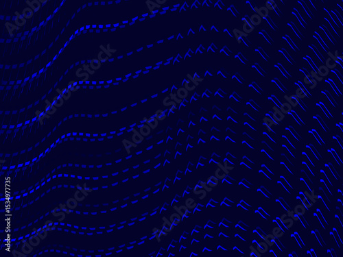 Futuristic blue abstract background. Geometric gradient blue pattern forms abstract vector background. Modern blue background, perfect for cards, banners, brochures, websites, technology, etc.