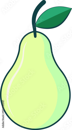 minimalist pear shape illustration (1).eps