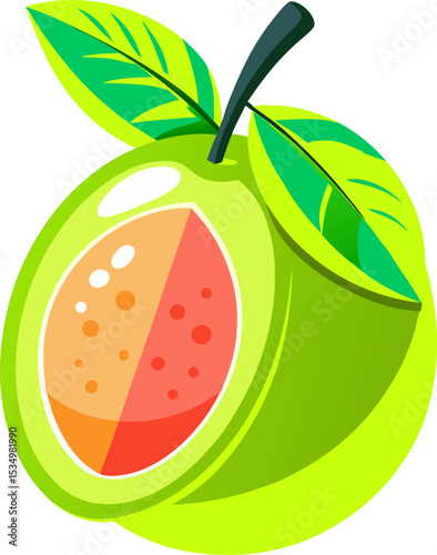 guava illustration guava vector (1).eps