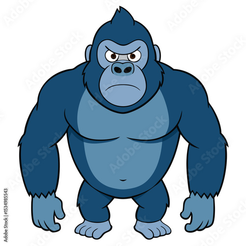 Gorilla white background