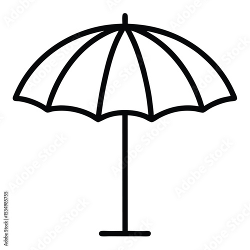 Beach Umbrella Icon