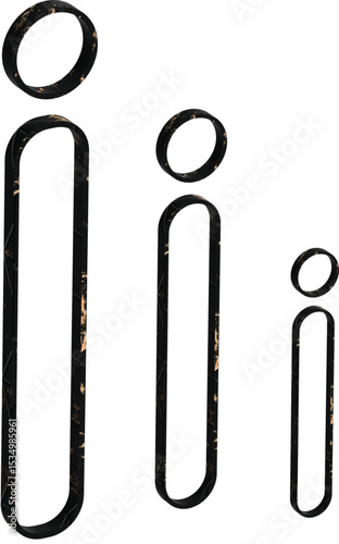 Exclamation Mark Icon with Human Figures,Creative exclamatory mark composed of human figure shapes. Unique visual for caution, alert, warning, and creative messaging.