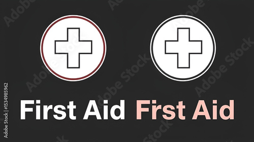 First Aid Sign Icon Design, Vector EPS10