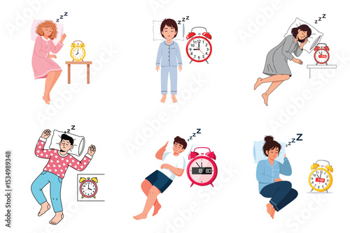 Sleeping with Alarm Clock