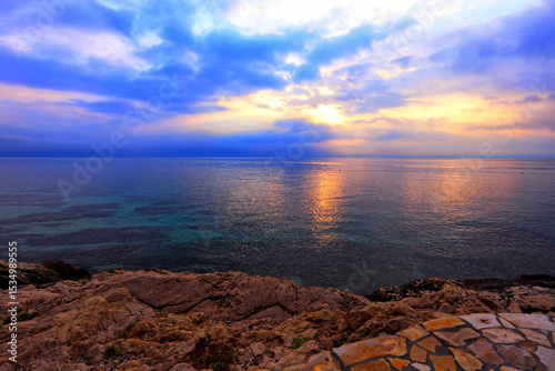 stunning summer landscape, popular croatian place - near Pula, Rabac resort,  Croatia, Europe, Istria,,, exclusive - this image is sold only on Adobe stock