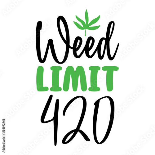 Weed Limit 420 SVG