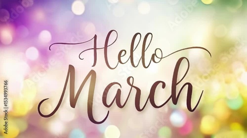 Hello spring banner. Spring time colorful wallpaper with flowers. Spring Lettering text. illustration