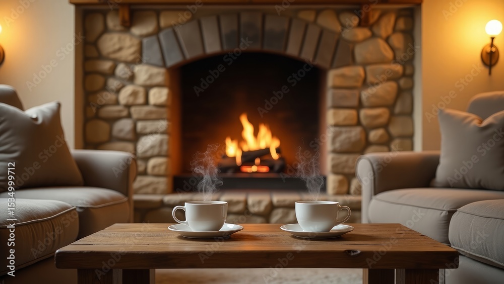 Fototapeta premium fireplace