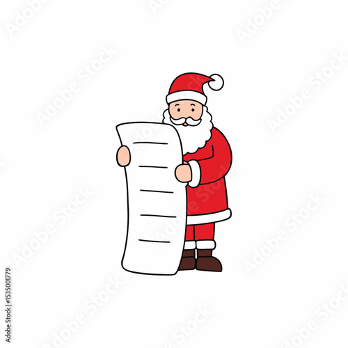 santa claus with a bag