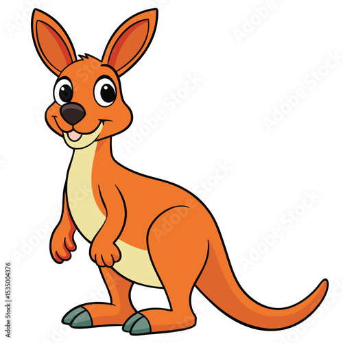 Kangaroo white background