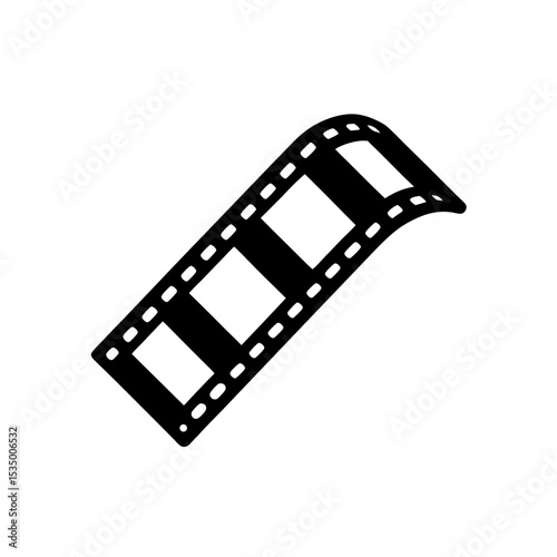 filmstrip icon on white background  .svg