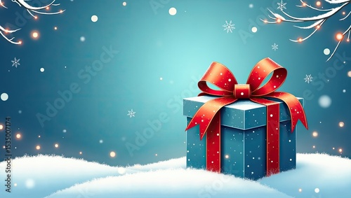 christmas background with gifts