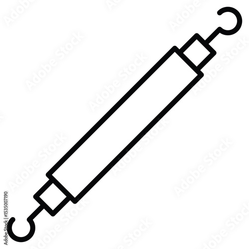 Dental pick icon simple flat icon vector symbol