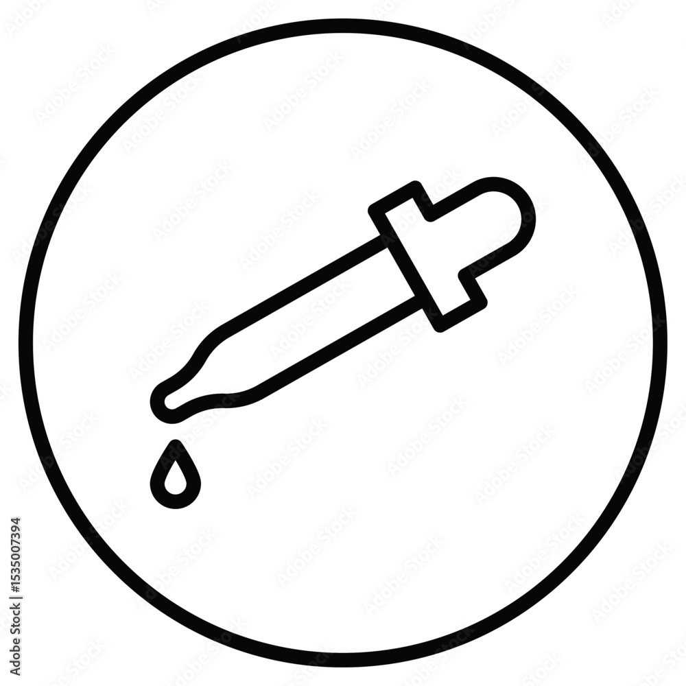 Dropper icon simple flat icon vector symbol Dropper icon simple flat icon vector symbol