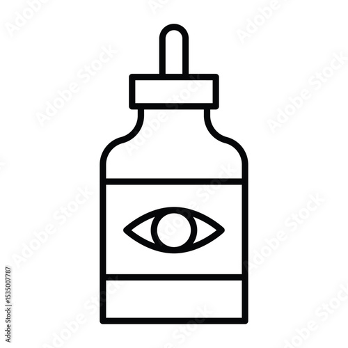 EYE DROP icon simple flat icon vector symbol