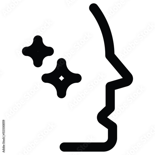 for all skin types icon simple flat icon vector symbol